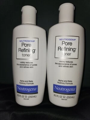 $21.99 • Buy (2) Neutrogena Pore Refining Toner Alpha And Beta Hydroxy Formula 8.5 Fl. Oz.