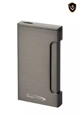 Vector - Spade Single Pyramid Flame Lighter Gunmetal - VECTOR SPADE GUNMETAL • $39.95