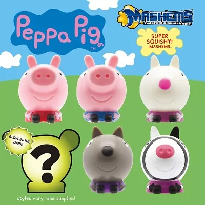 Mashems Peppa Pig Series 3 Squishy Figures George Rebecca Danny Zoe Freddy • £7.49