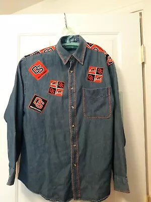 Mens Shirt OREGON STATE UNIVERSITY Basket Ball  Denim Size M EUC OOAK • $19.99