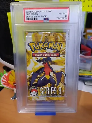 2009 Pokemon Pop Series 9 Sealed Booster Pack Graded PSA 8 NM-MT (cert 74476713) • $119.59