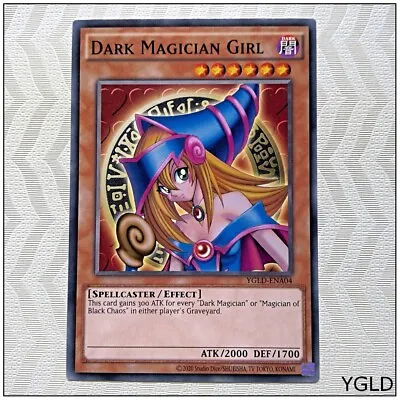 Dark Magician Girl - YGLD-ENA04 - Common Unlimited Yugioh • $2.50