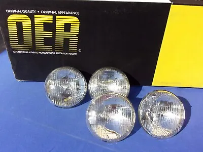 NEW 1968-71 Impala Belair Chevelle T-3 Guide Headlight Set Of 4 Headlamp Bulbs • $165