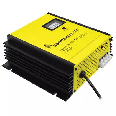 Samlex 15A Battery Charger - 12V - 3-Bank - 3-Stage W/Dip Switch Lugs [SEC-1215U • $201.10