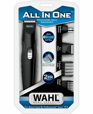 WAHL ALL IN ONE Mens Cordless Trimmer Shaver Beard Hair Detailer Rechargeable • $64