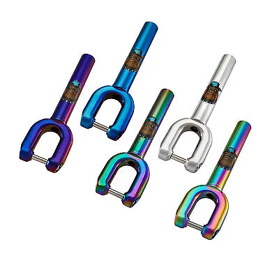 £24.99 • Buy Team Dogz Colour Chrome Scooter Threadless Forks Neo Chrome 100mm 110mm 120mm