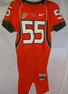 Vintage Miami Hurricanes GLENN COOK Game Used Worn NCAA Football Jersey • $199