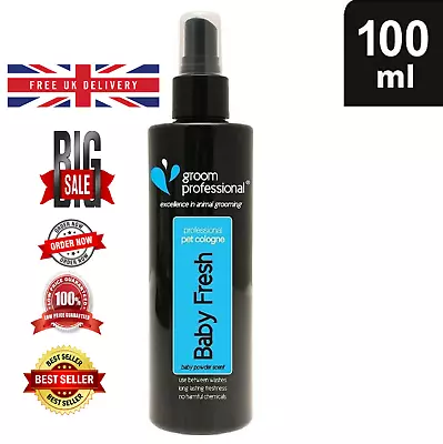 £7.98 • Buy Professional Cologne Puppy Dog Pet Spray 100ml Baby Powder Talc Smell NEW UK