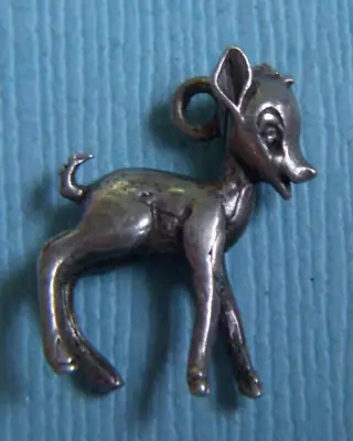 Vintage Bambi Disney Sterling Charm • $29.99