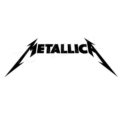 8  METALLICA Vinyl Decal Sticker Car Window Laptop Rock N' Roll Music Band • £3.99