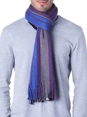 Hammer Anvil Mens Ribbed Knit Scarf Long Woven Knitted Warm Winter Scarf Unisex • $14.99