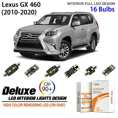 $25.20 • Buy 16 Bulbs Interior LED Light Kit Xenon White Dome Light For 2010-2020 Lexus GX460