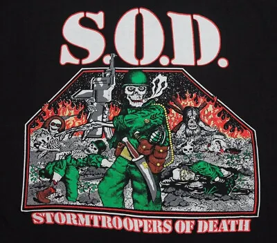 S.O.D. STORMTROOPERS OF DEATH Cotton Black Men S-234XL T-Shirt AS038 • $17.99