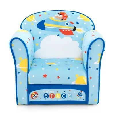 Toddler Sofa Chair W/ Velvet Fabric Cover High Density Sponge Filling Kids Chair • $66.99