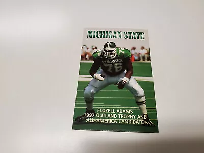 RS20 Michigan State 1997 Football Pocket Schedule Card - AirTouch Cellular • $2.39