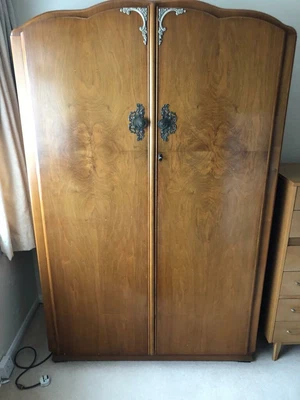 £105.99 • Buy Austinsuite Oak Wardrobe Antique Vintage Furniture 1950s-1960s/ Set Of 2pcs