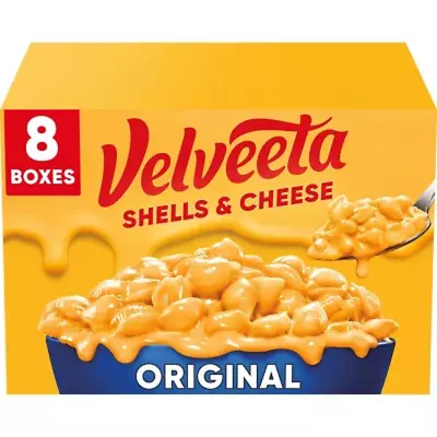 Velveeta Shells And Cheese Original Mac And Cheese Meal (12 Oz. 8 Pk.) • $23.65