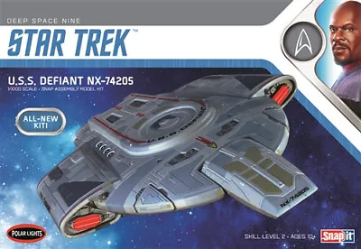 Polar Lights 1/1000 Star Trek USS Defiant NX-74205 Plastic Model Kit POL952/12 • $25.99