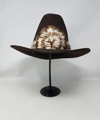 Vintage Boyds Of Miller SD Cowboy Western Hat Brown Boyd Company Festival 7 1/8 • $84.95