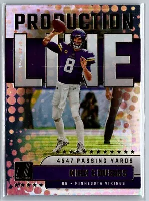 Kirk Cousins 2023 Donruss Production Line Minnesota Vikings #pdl-4 • $1.29