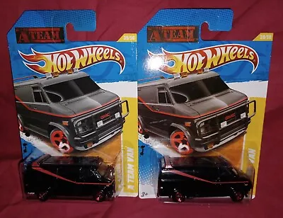 HOT WHEELS 2011 NEW MODEL A-TEAM VAN Lot Of 2 Diecast Toy Collectible • $29.99