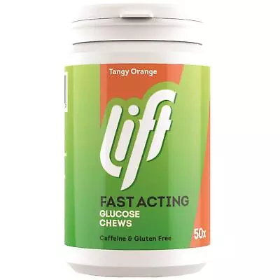 Lift / GlucoTabs Orange 50 Glucose Tablets 200g • £5.70