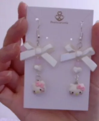 Hello Kitty Earrings | Sanrio Kawaii Y2K Aesthetic Jewelry Gift • $12.50