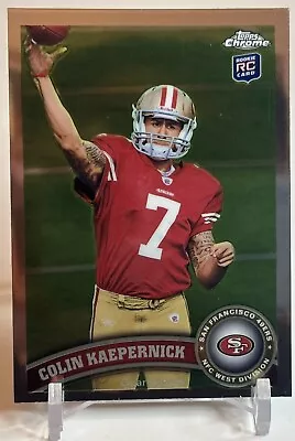 2011 Colin Kaepernick Topps Chrome Rookie RC Card #25 San Francisco 49ers 🔥 • $4.95