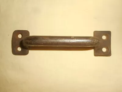 Vintage Antique Brass Drawer Pull 5  X 1 1/4  Solid Brass Cabinet Drawer Handle • $15.95