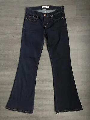 J Brand Women's Babe Flare Leg Dark Wash Starless Jeans Size 26 • $44