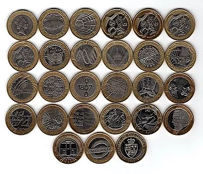 £4 • Buy £2 RARE Two Pound Coin Collection, Mary Rose, Navy, Olympic, Magna Carter. 