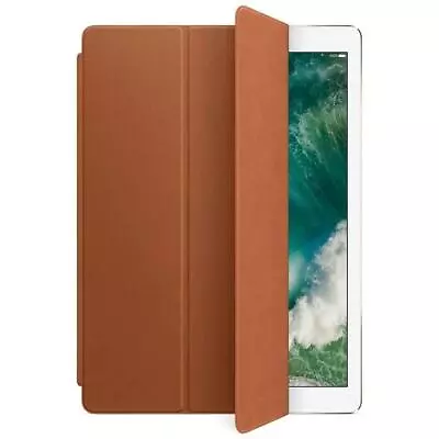 £23.99 • Buy Genuine Apple IPad Pro 12.9  (1st & 2nd Gen) Leather Smart Cover - Saddle Brown