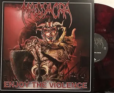 Massacra - Enjoy The Violence LP 2024 Osmose Productions [Red Marble] 180G *FR • $37.95