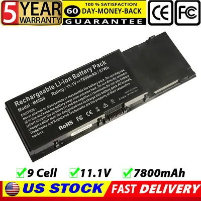Battery For Dell Precision M6400 M6500 8M039 C565C DW842 F678F 312-0873 7800mAh • $35.99