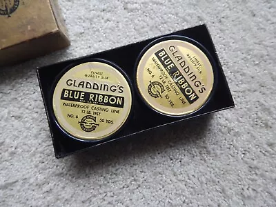 Vintage GLADDING'S Blue Ribbon Silk Casting Line • $4.95