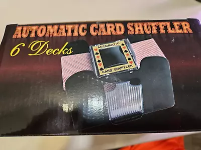 CHH 6-Deck Card Shuffler Black 6 Deck  NEW Batteries!! • $14.99