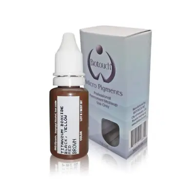 $24.50 • Buy Biotouch 15ML BROWN Cosmetic Pigment Color Tattoo Microblading Supplies
