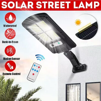 Large Solar Light 180 LED Motion Sensor Outdoor Garden Street Security Wall Lamp • $16.99