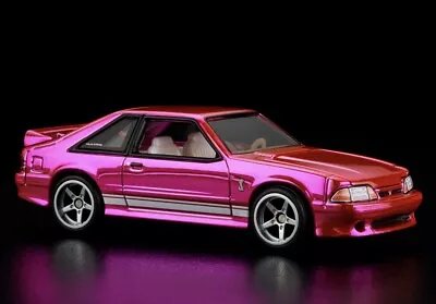 Hot Wheels RLC Exclusive Pink Edition 1993 Ford Mustang Cobra R • $44.95