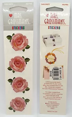 Vintage RARE SEALED Mrs Grossman Sticker Sheets Flowers Bugs 98-02 • $12