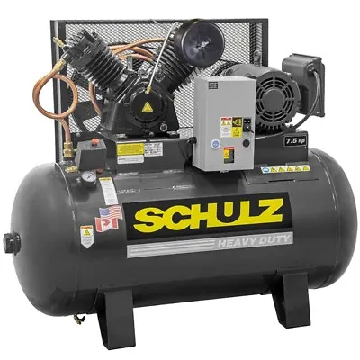 Schulz V-Series 7580HV30X-3 7.5-HP 80-Gallon Two-Stage Air Compressor (460V 3... • $3044.30