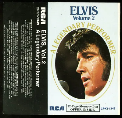 Elvis Presley - A Legendary Performer - Volume 2 (Cass Comp) (Very Good Plus (V • $4