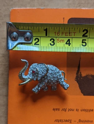 £11.99 • Buy Adrian Buckley. Walking Elephant Brooch. Boxed