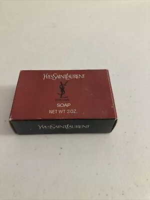 Vintage Yves Saint Laurent Mens Bar Soap 3 Oz In Original Box YSL • $24.99