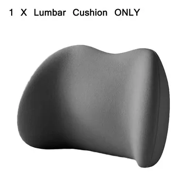 Auto Car Seat Memory Foam Neck Headrest Lumbar Back Support Cushion Pillow Pad • £8.95