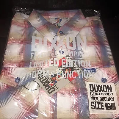 🔥🛠🔥Dixxon🛠Men's XLT🔥 DOOHAN 🔥Flannel BNIB W/ Tag 🚨 MICK DOOHAN COLLAB • $130