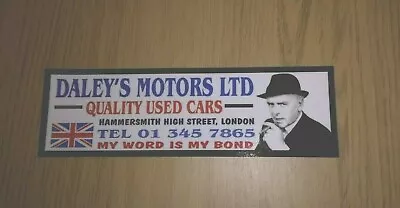 Daley's Motors Car Window Sticker Arthur Minder 80's Retro   • £3.09