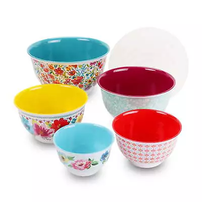 Melamine Mixing Bowl Set 10-Piece Set Petal Party • $26.55