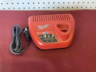 Genuine Milwaukee 48-59-2401 M12 12V Charger & Battery 48-11-2401 • $16.50