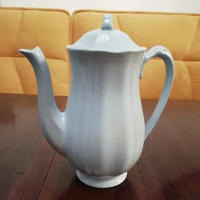 J & G Meakin Celeste SOL Coffee Pot / Teapot Blue Excellent Condition • £25